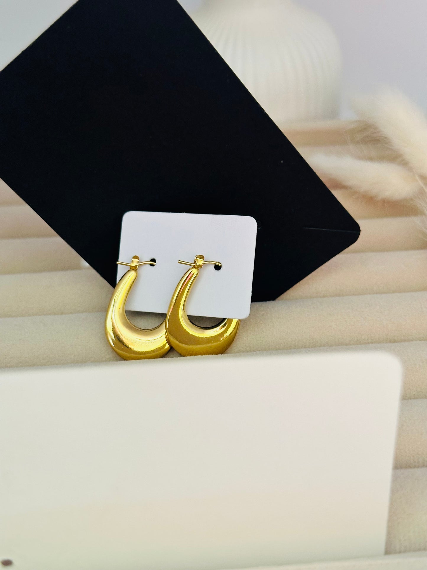 Smooth Oval Hoops