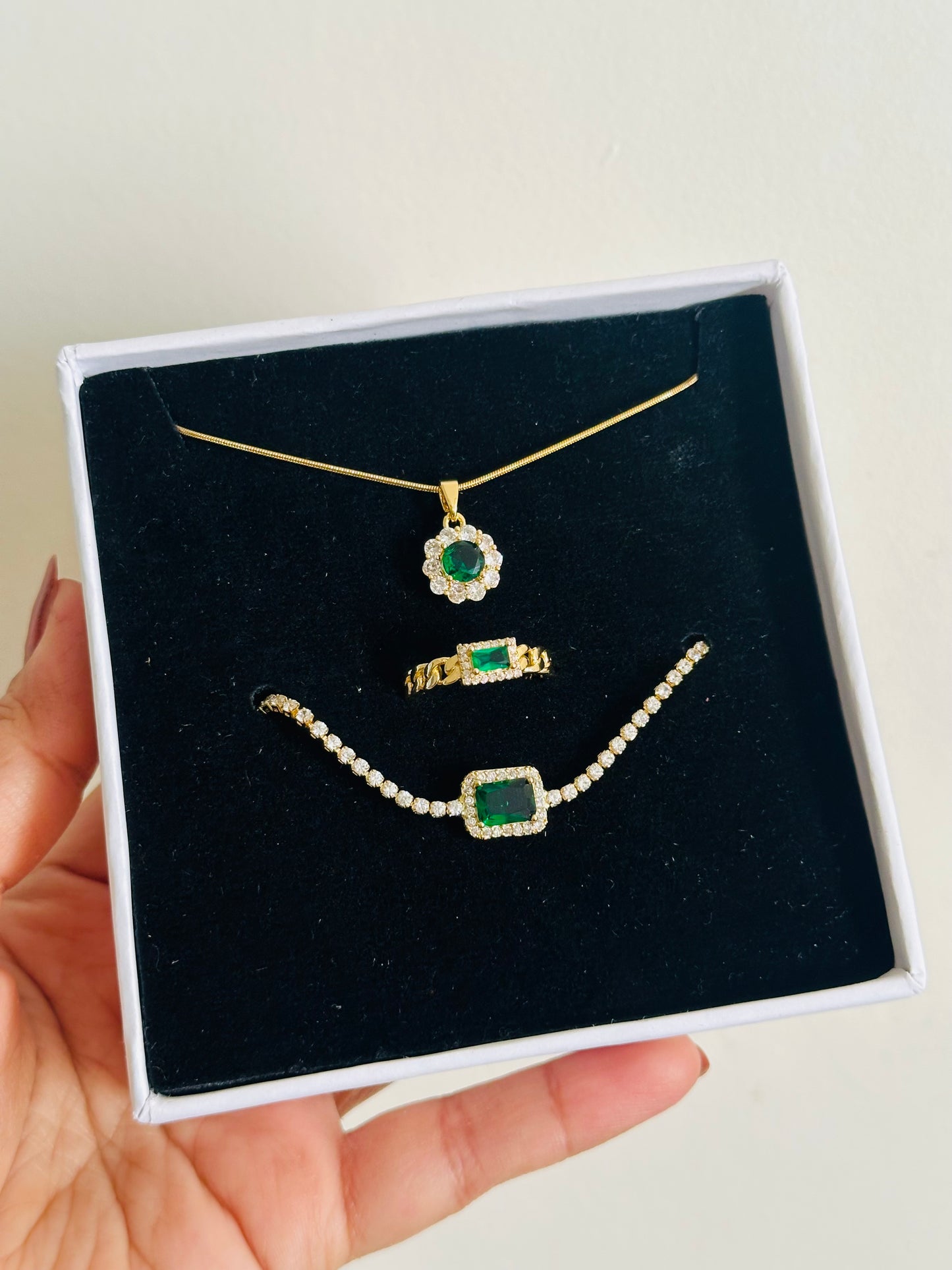 Emerald Green Combo set