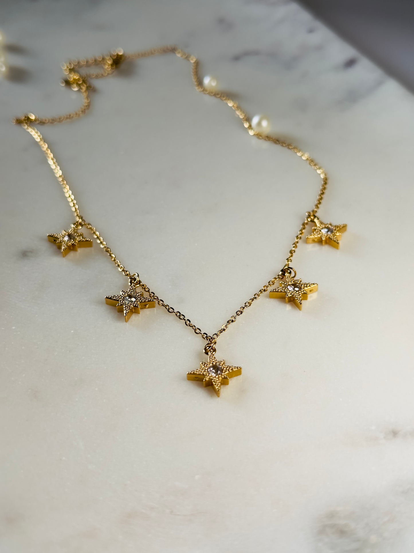 Dazzle Drop Necklace Set