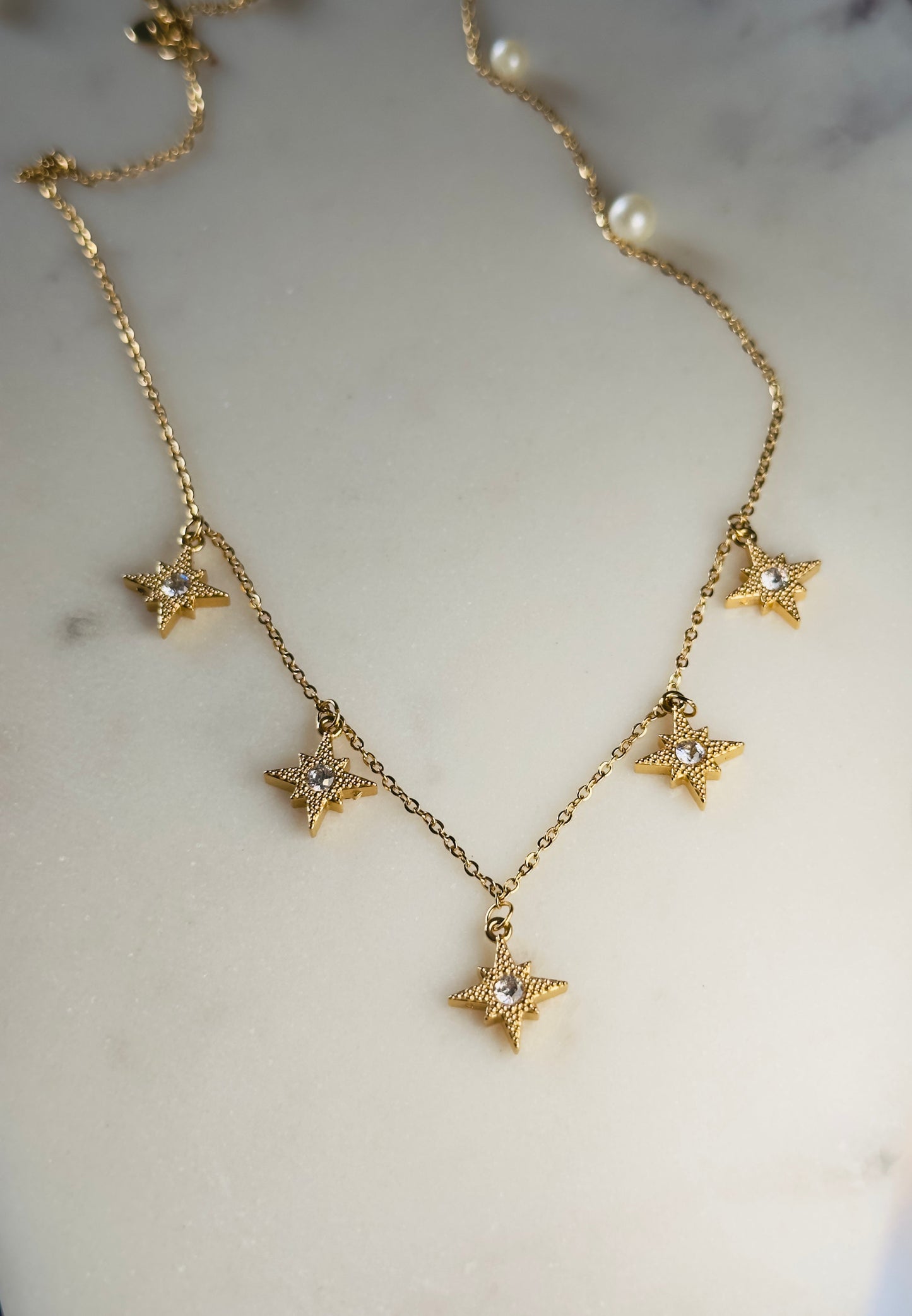 Dazzle Drop Necklace Set