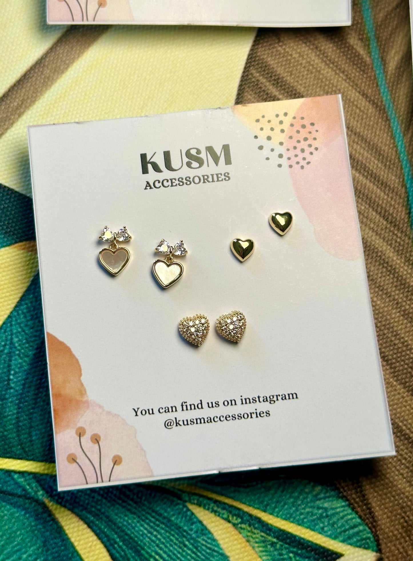 Cute Bow Set of Earrings