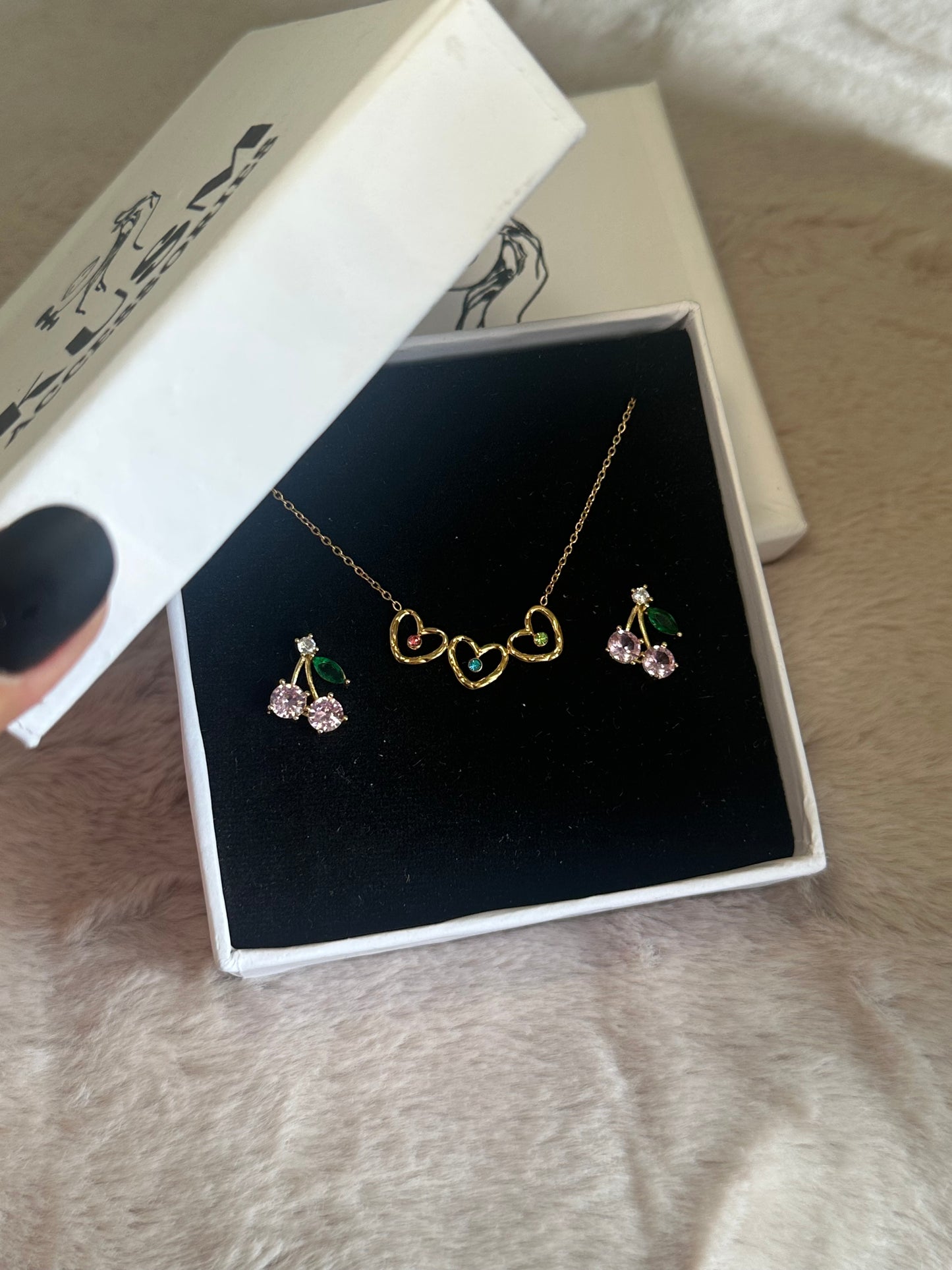 Multicolored Jewelry Necklace Set