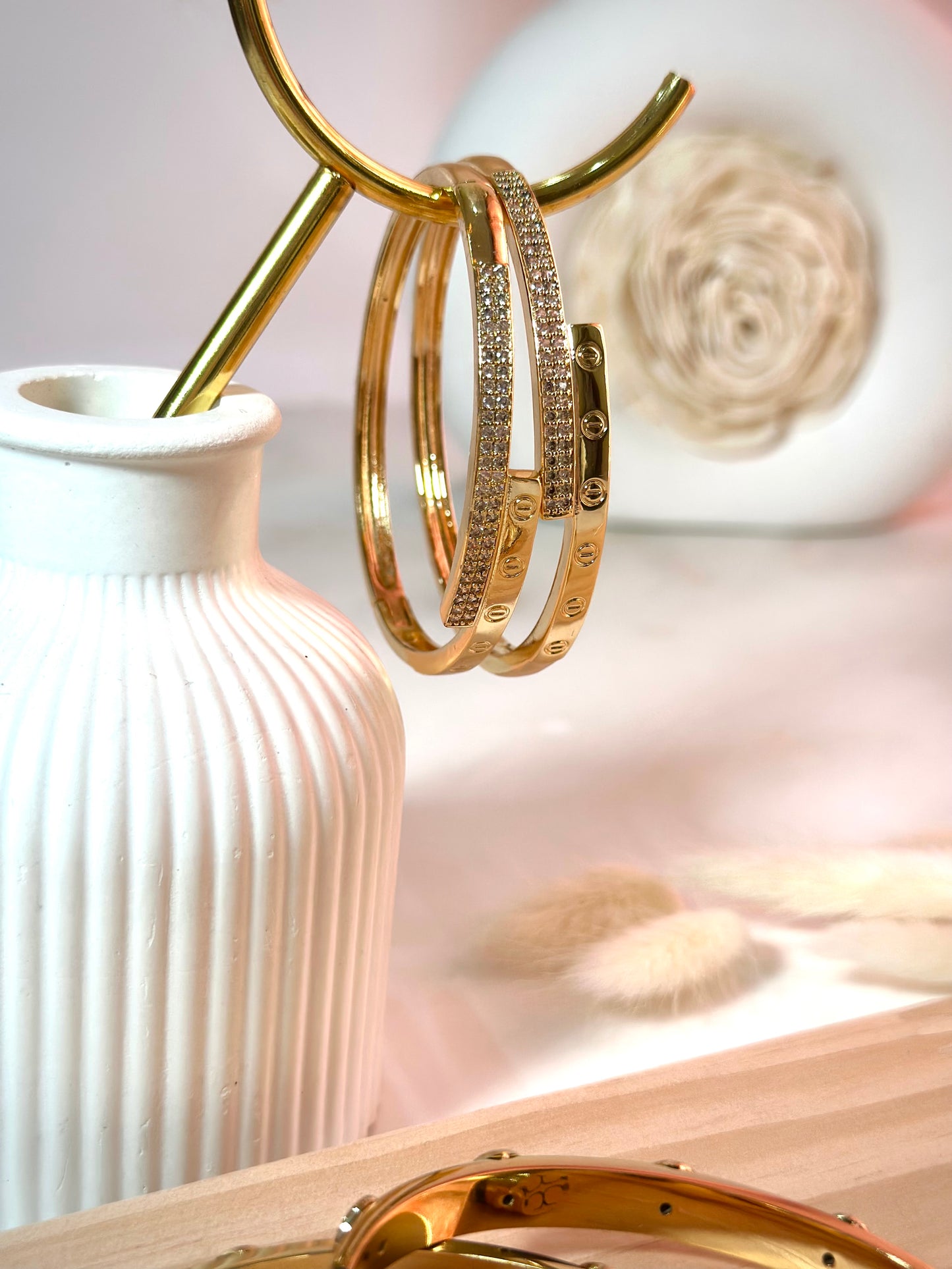 Classic-Style Stone Kada