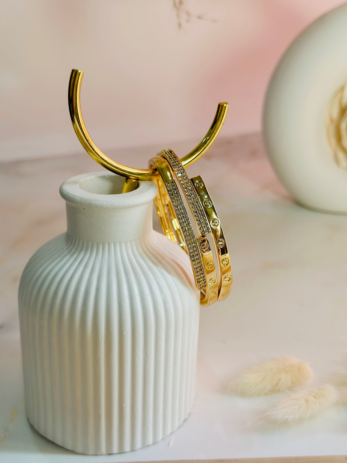 Classic-Style Stone Kada