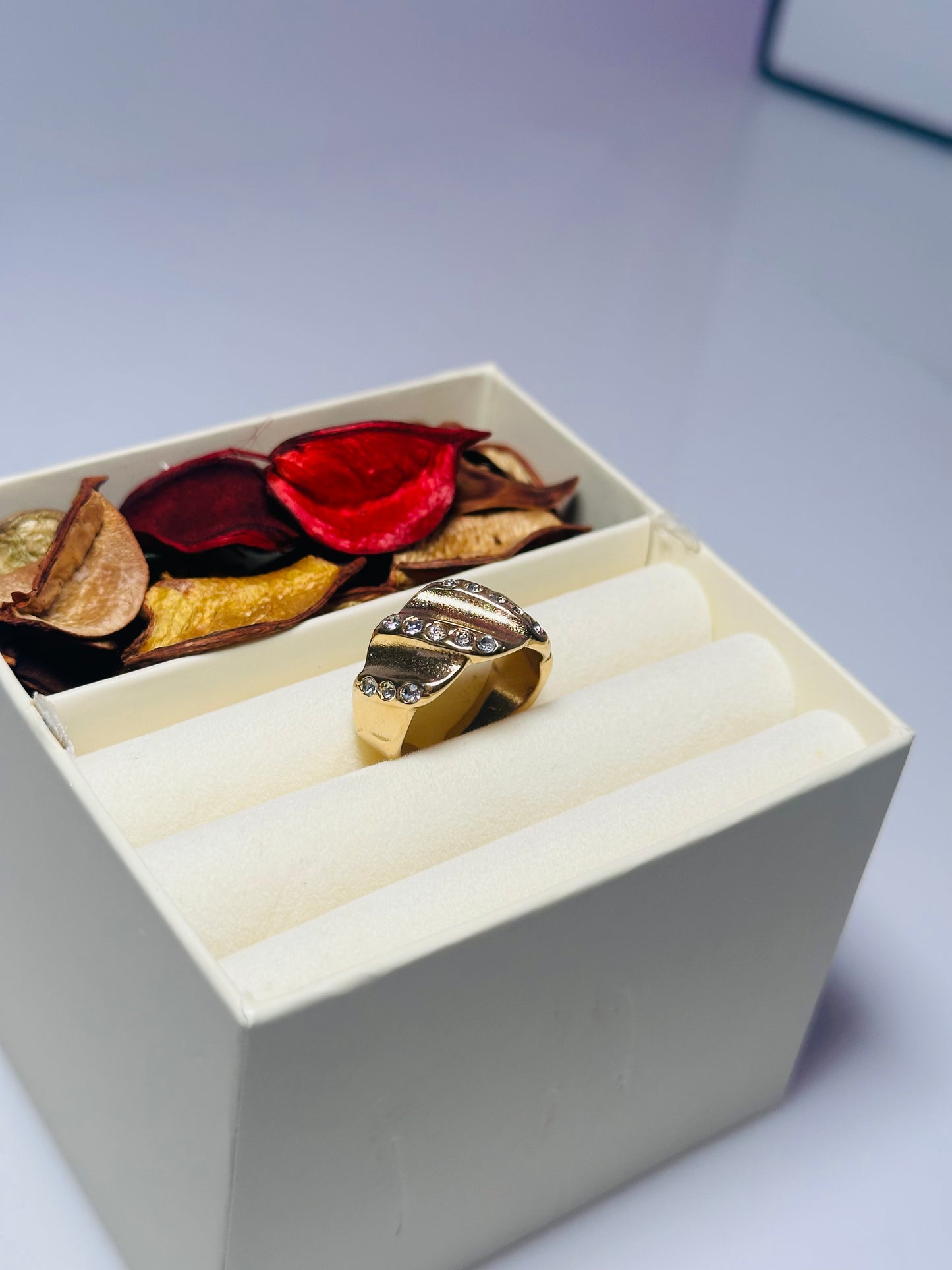 Cuff-Shaped Ring
