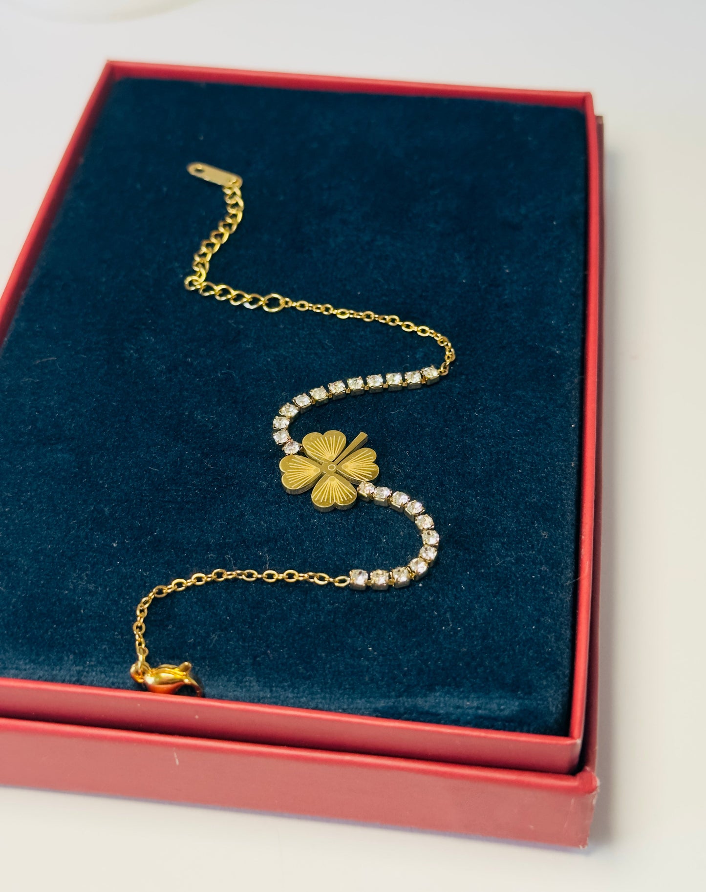 Golden Floral Bracelet