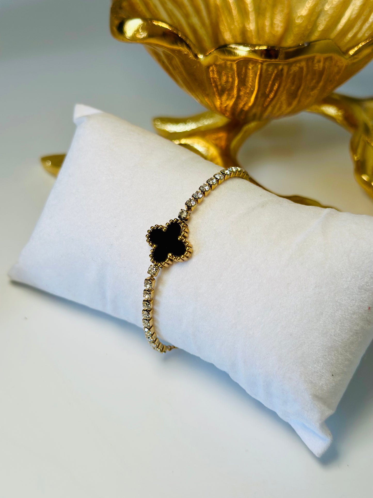 Black Clover Sparkle Bracelet