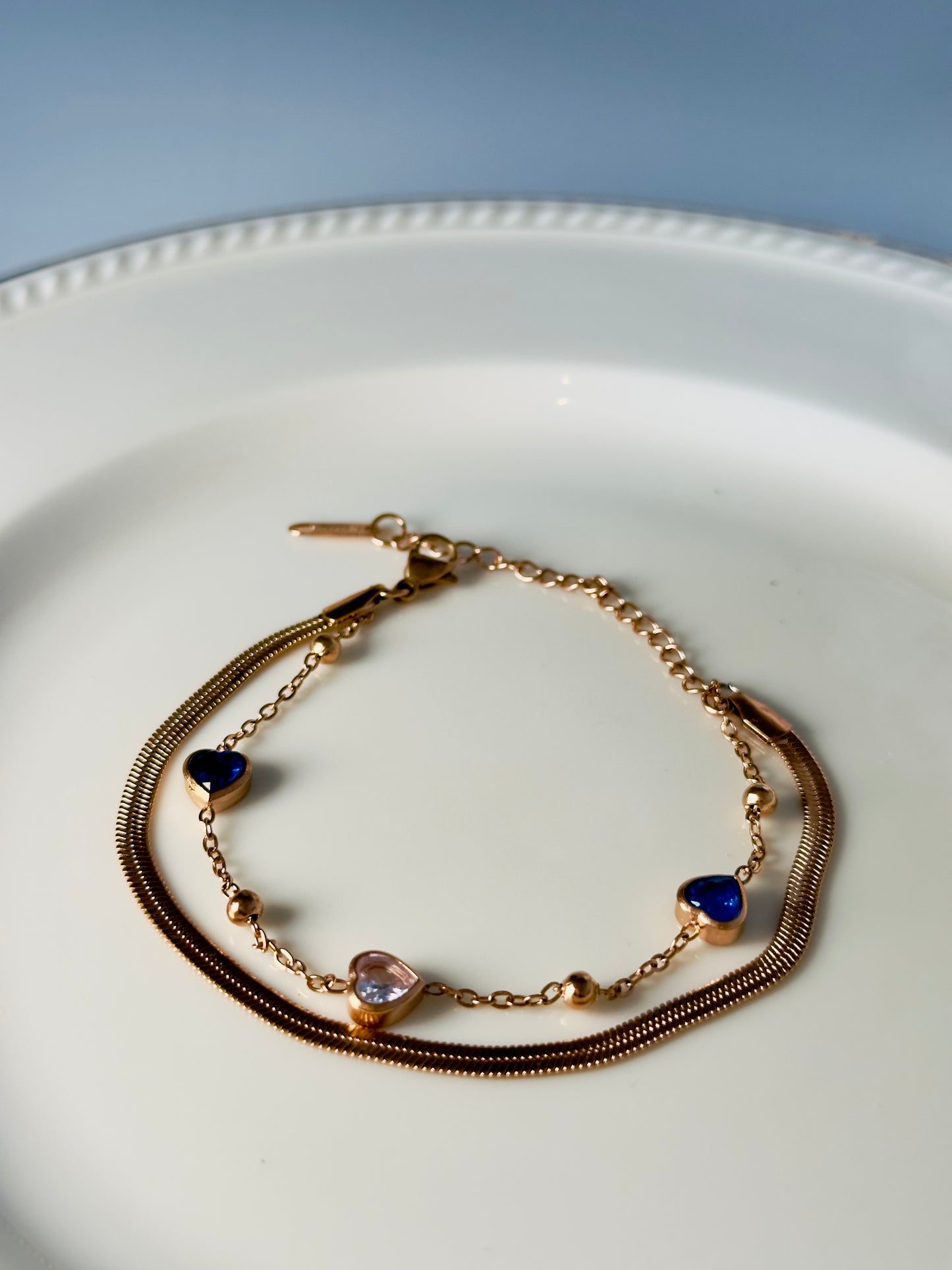 Double Strand Stone Bracelet