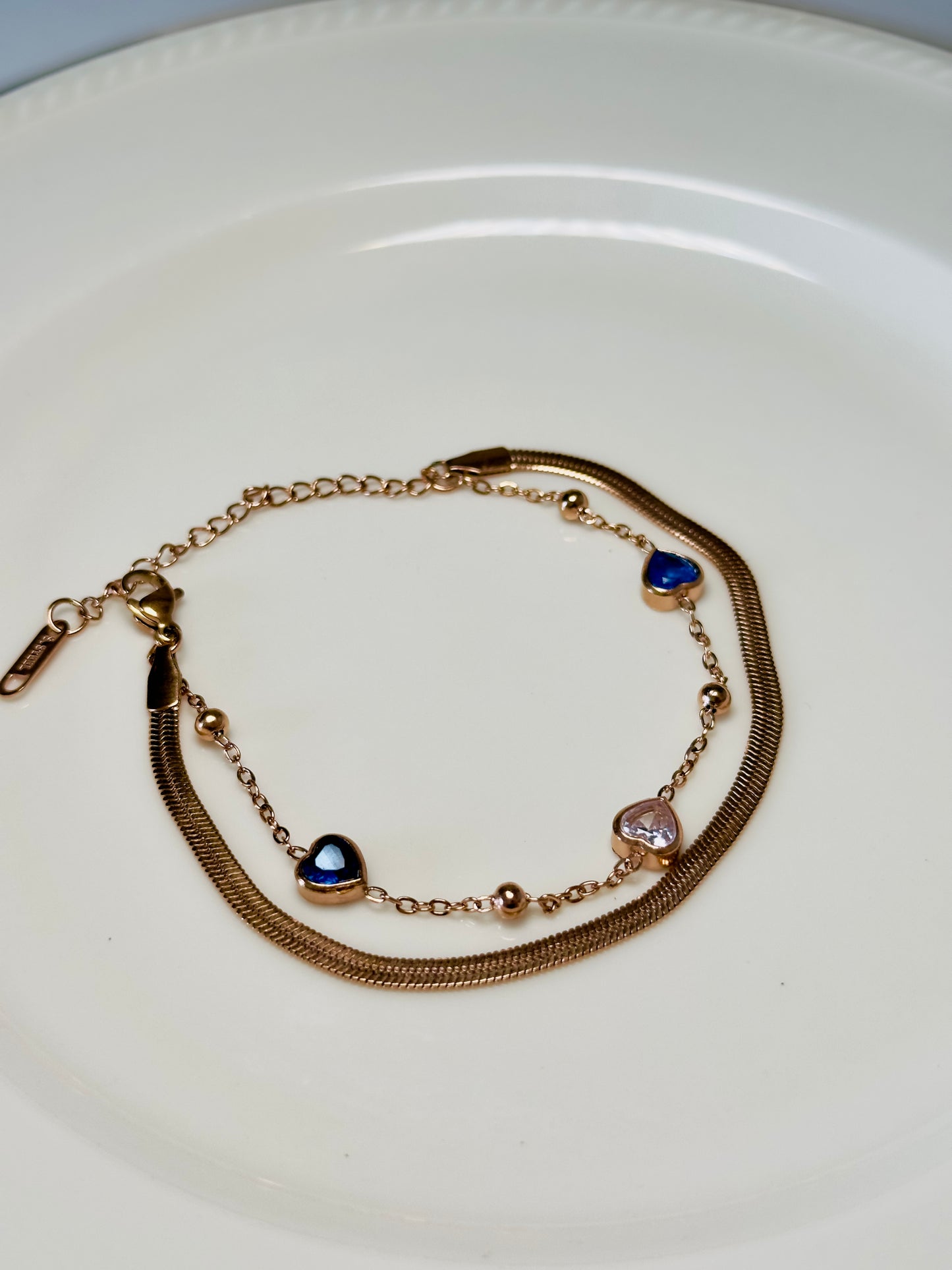 Double Strand Stone Bracelet