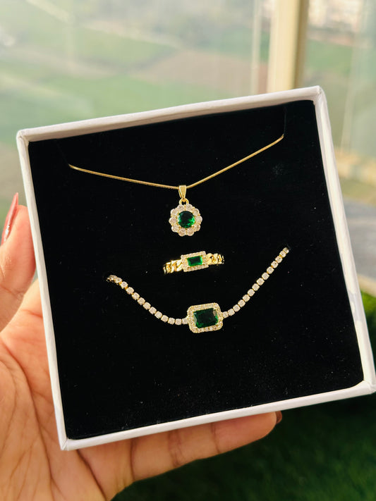Emerald Green Combo set