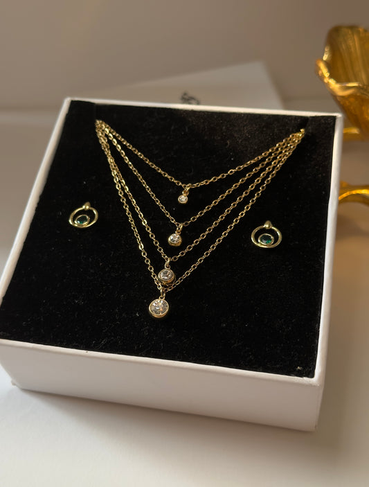 Multi-Layered Necklace Set
