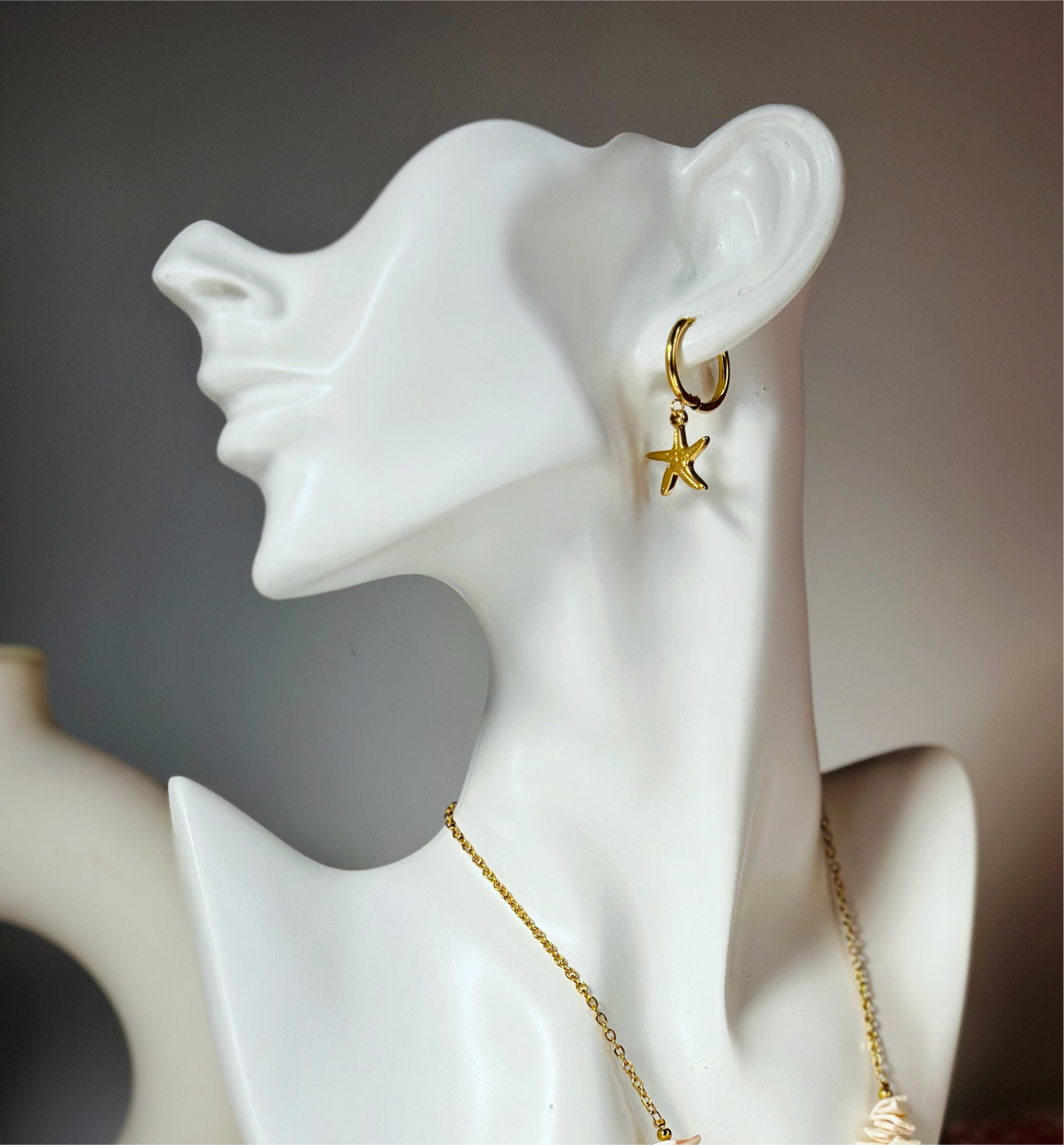 Starfish Charm Earrings