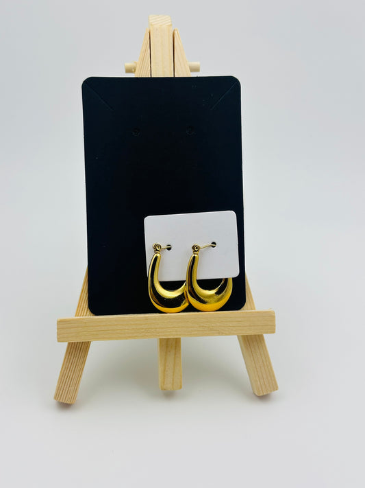 Smooth Oval Hoops