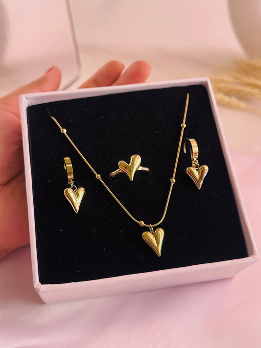 Heart Style Jewelry Combo