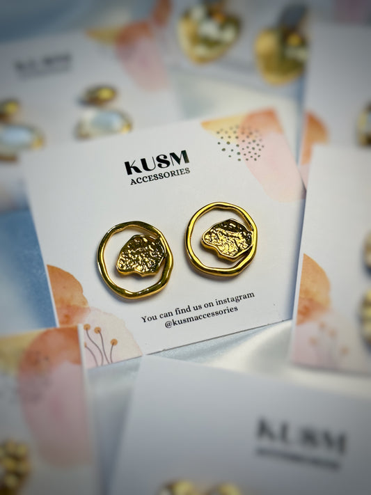 Round Vintage Earrings