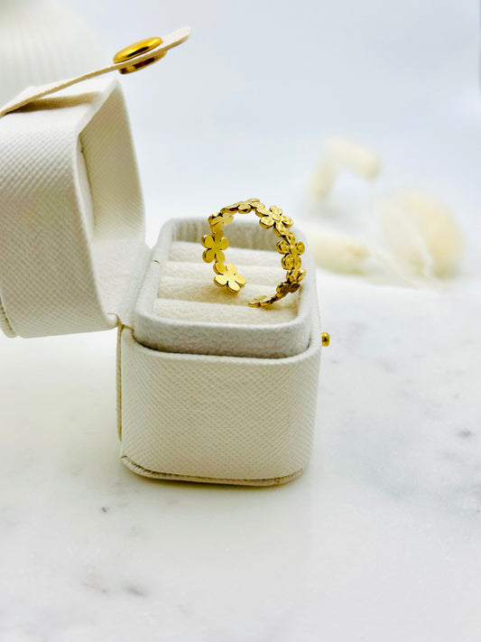 Flower-pattern ring