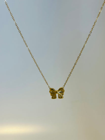 Bow Charm Necklace