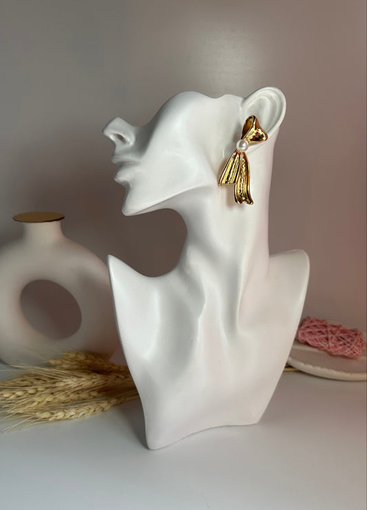 Bow-Shaped Earrings