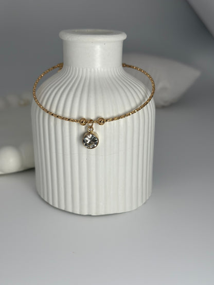 Studded Charm Bracelet