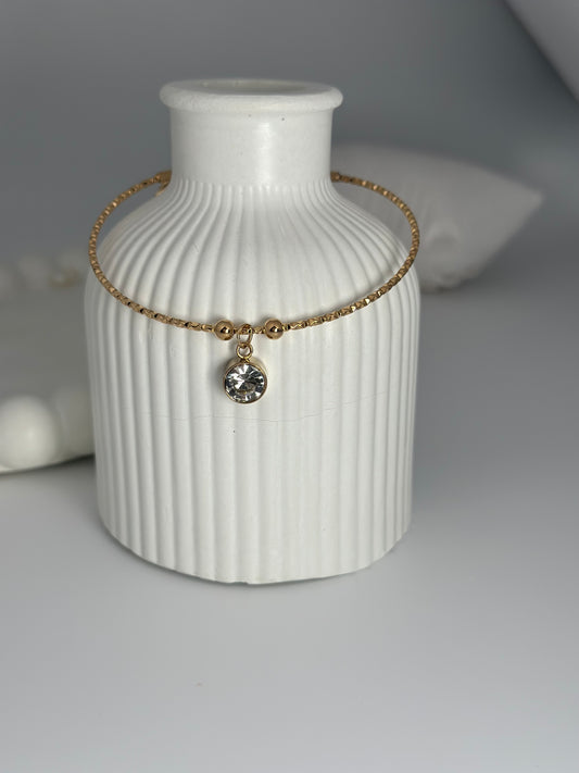 Studded Charm Bracelet