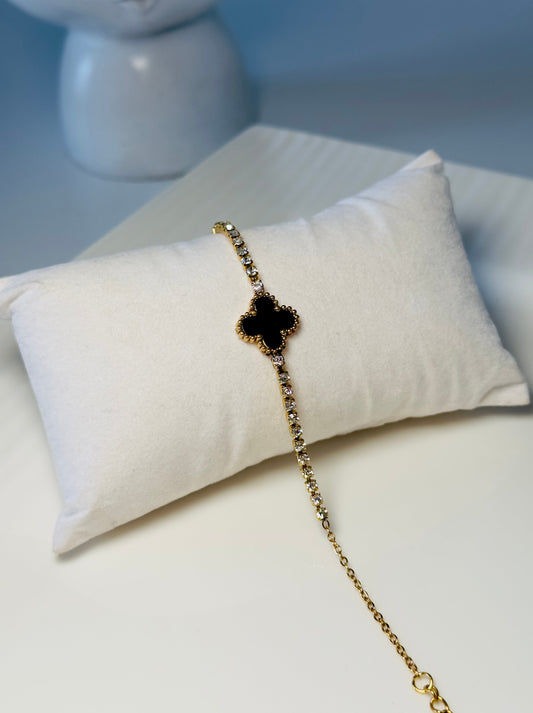 Black Clover Sparkle Bracelet
