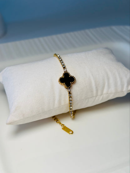 Black Clover Sparkle Bracelet