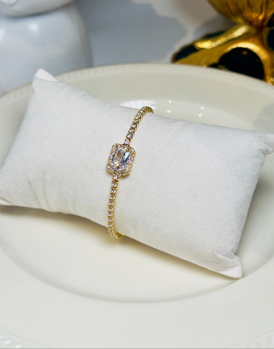 Shimmery stone bracelet