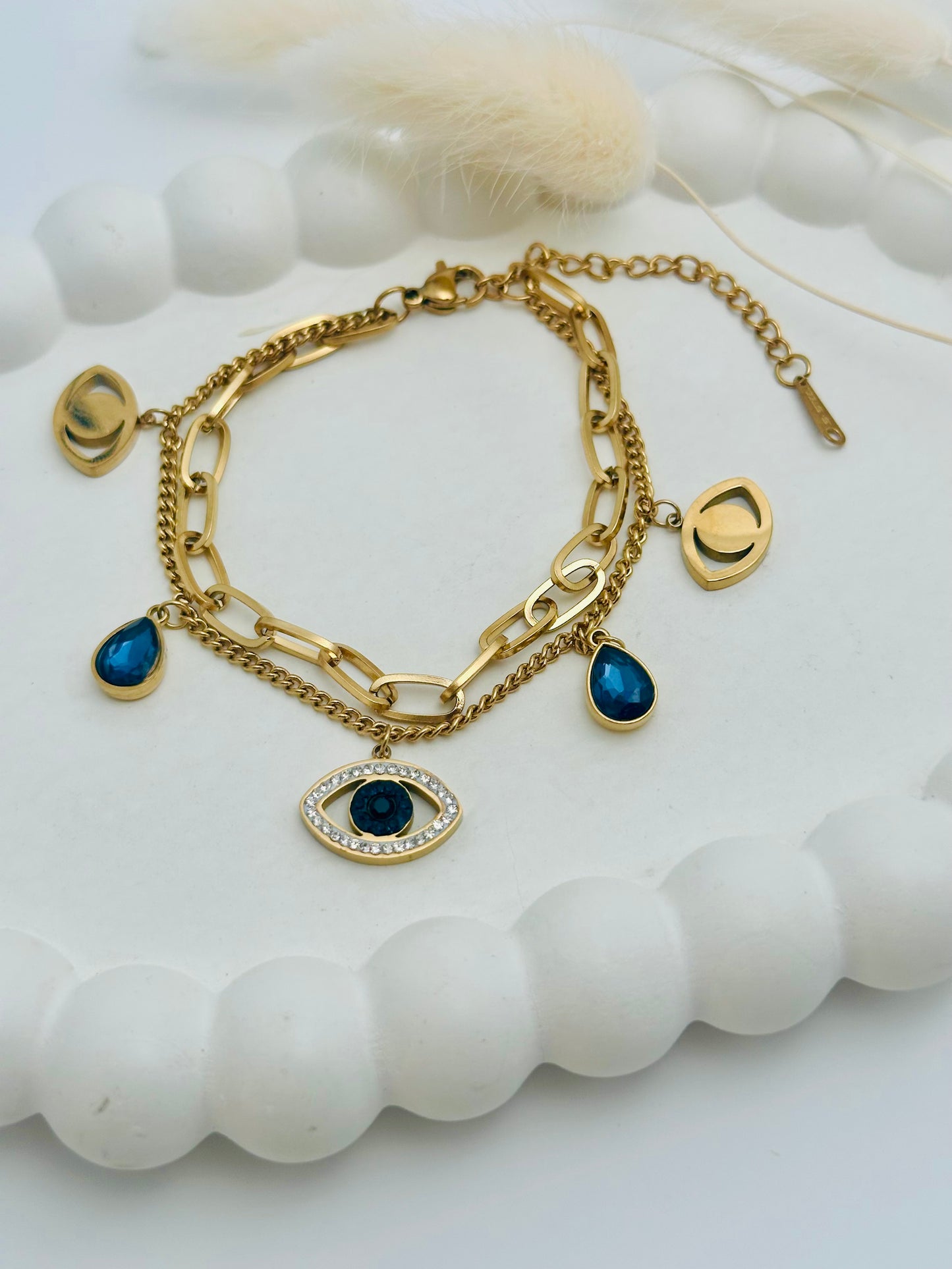 Evil Eye Charm Bracelet