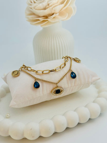 Evil Eye Charm Bracelet