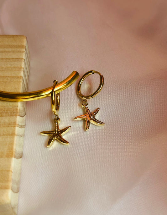Starfish Charm Earrings
