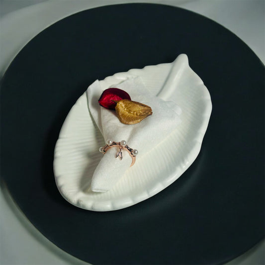 Pearl & charm ring